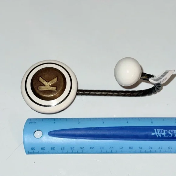 Anthropologie Cachet Monogram Towel Hook Letter “K” - Picture 8 of 8